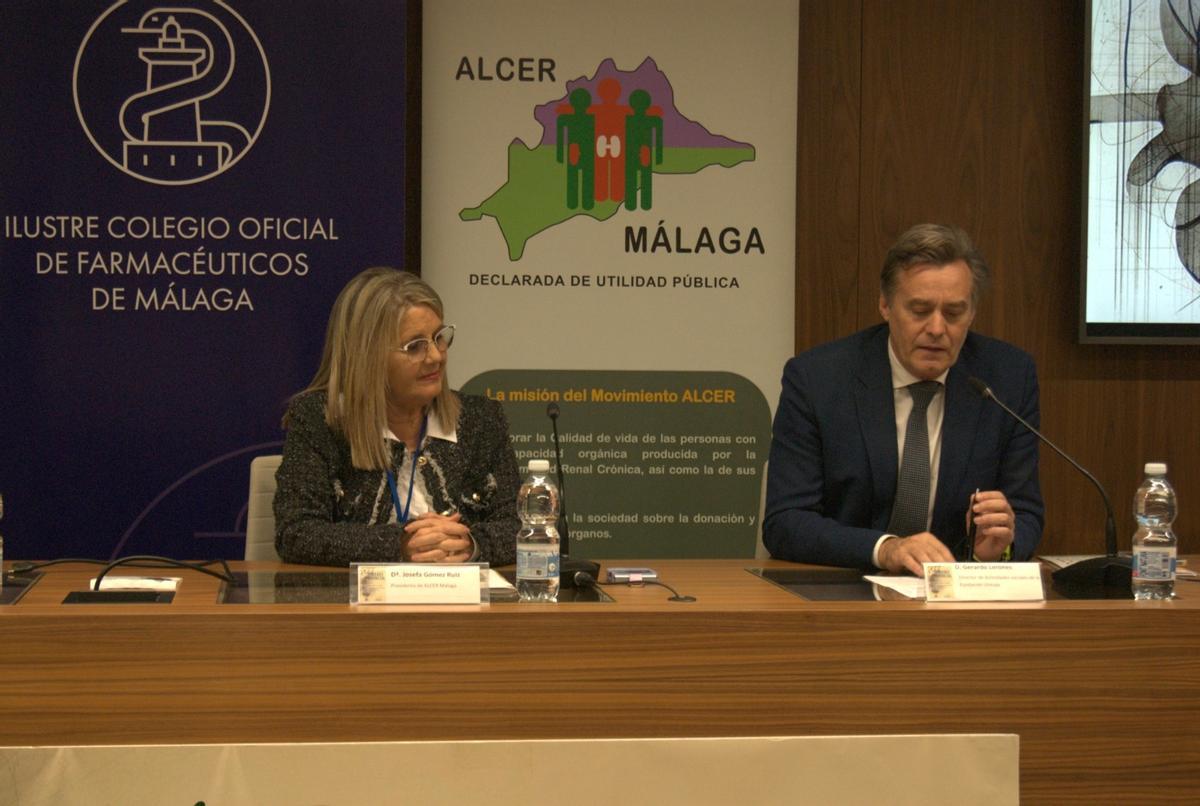 Pepa Gómez junto al doctor Gerardo Lerones