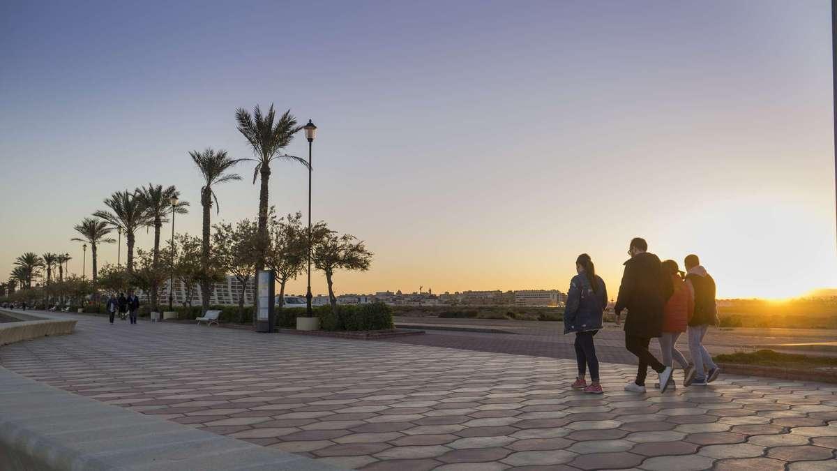 Paseo Marítimo de Roquetas de Mar, Almería