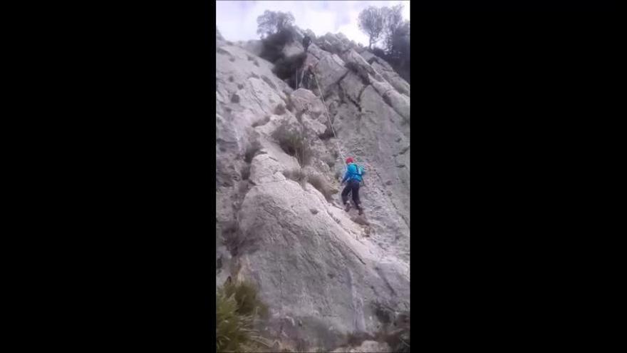 Rescate de un senderista en el Pico Huma