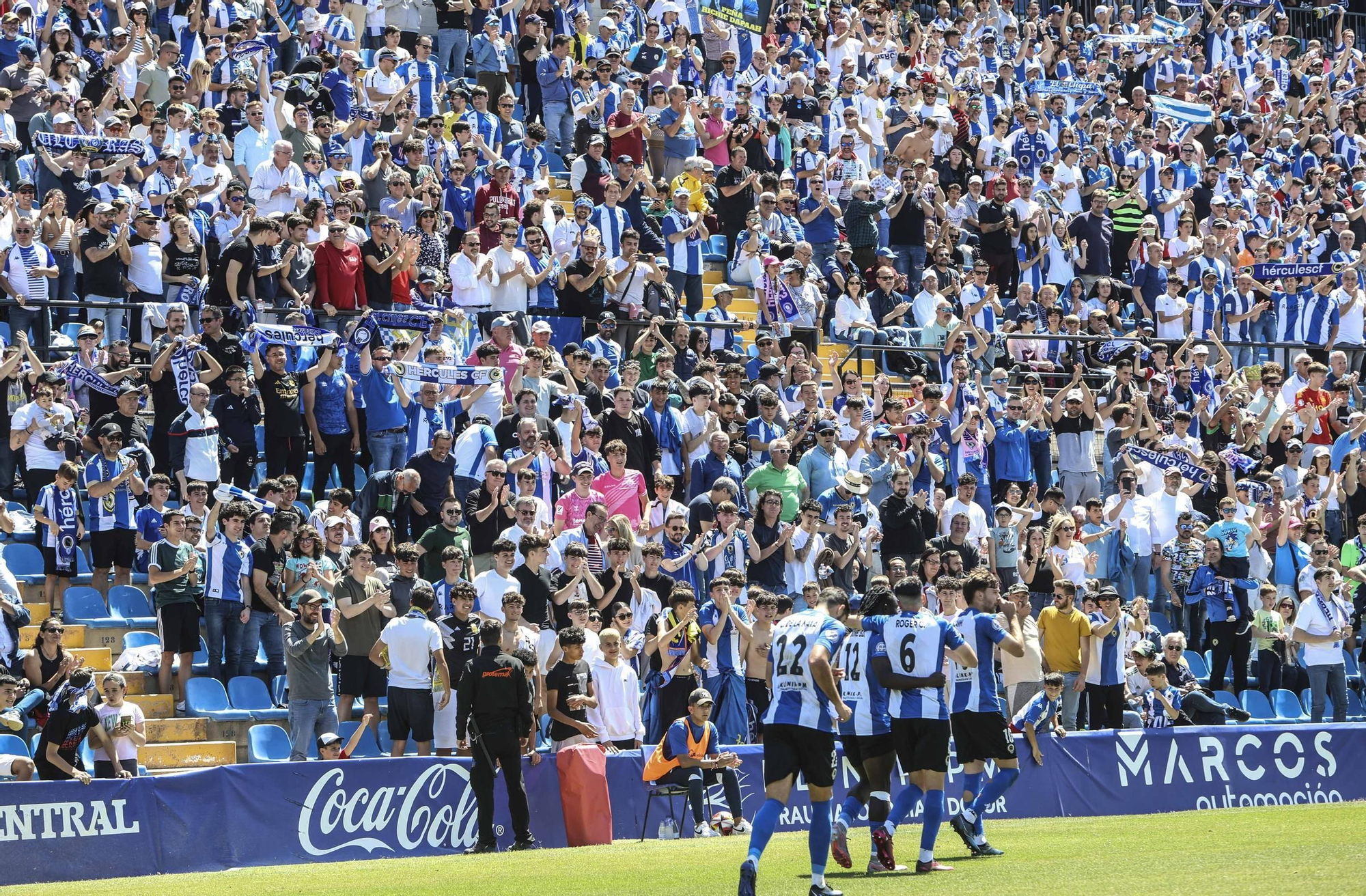 Las imágenes del Hércules CF- Peña Deportiva (5-1)