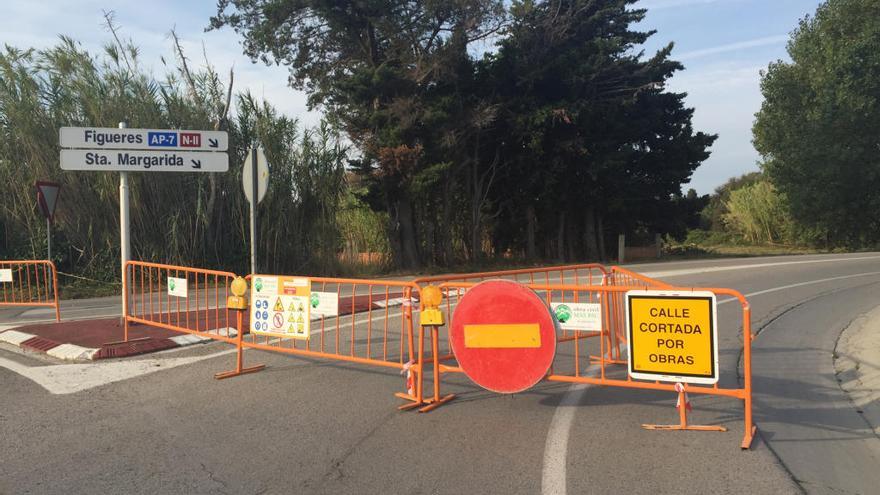 Les obres obliguen a tallar el trànsit a la Ronda.