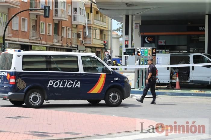 Explosión en una gasolinera de Cartagena