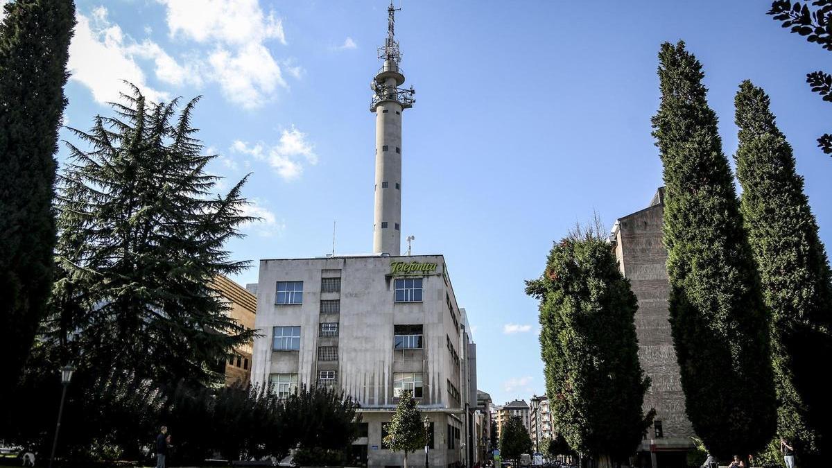 Torre de Telefónica, en Oviedo.
