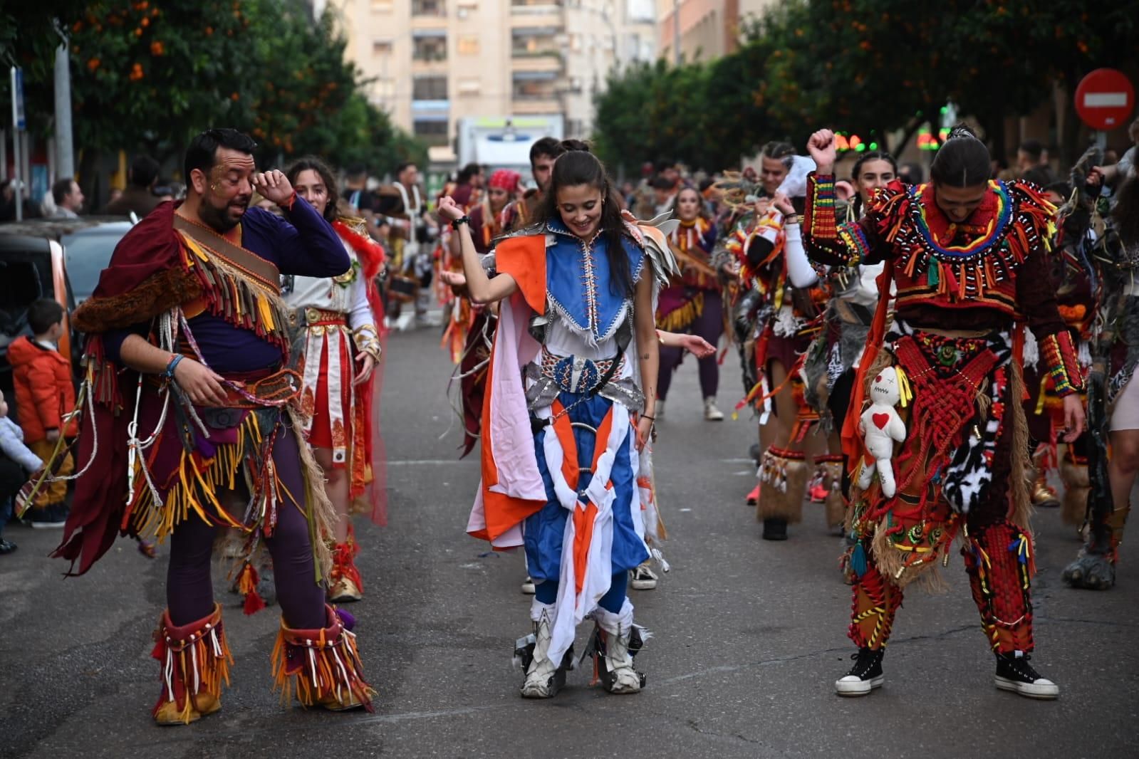 GALERÍA | Las Candelas de Santa Marina preludian el Carnaval de Badajoz