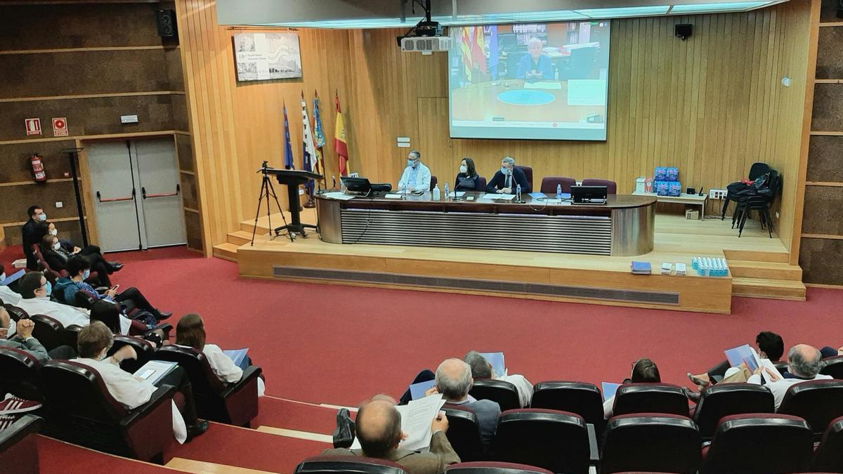 Un momento de la jornada celebrada en el Hospital General