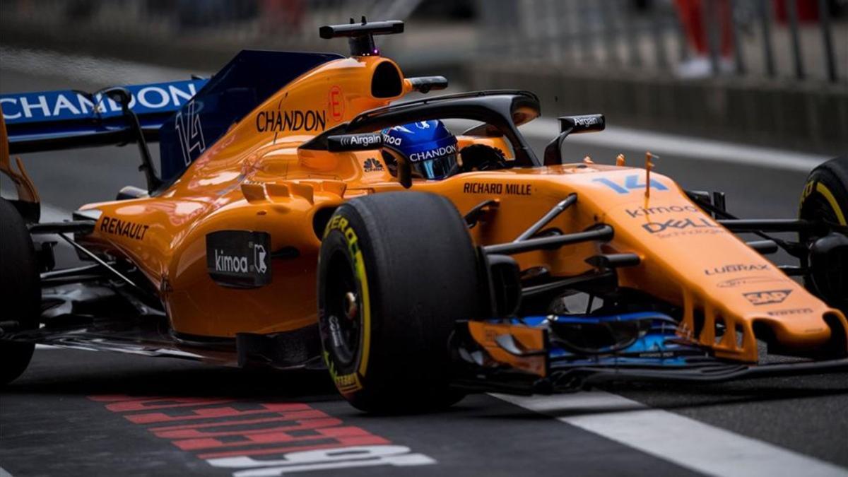 Fernando Alonso con buenas sensaciones en Shanghai