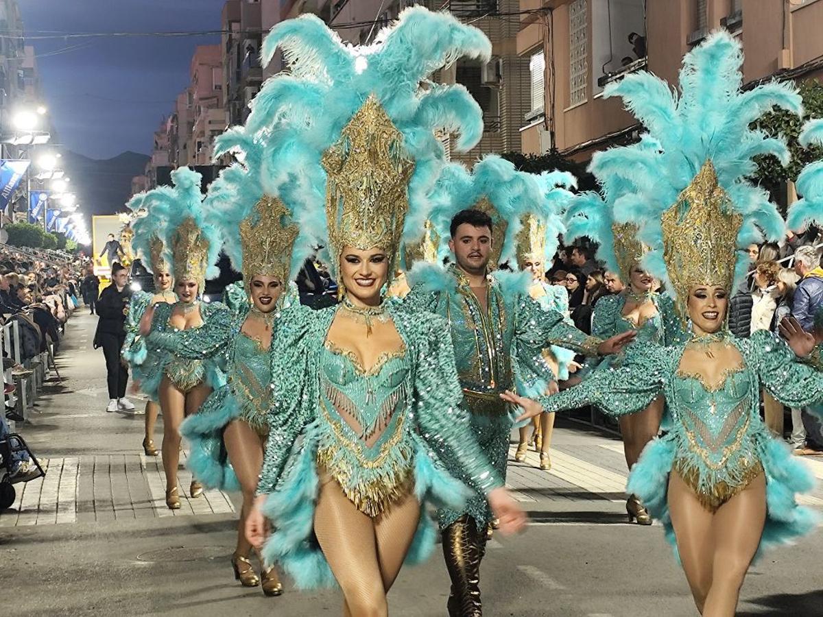 Las imágenes del desfile del Carnaval de Águilas (15 de febrero)