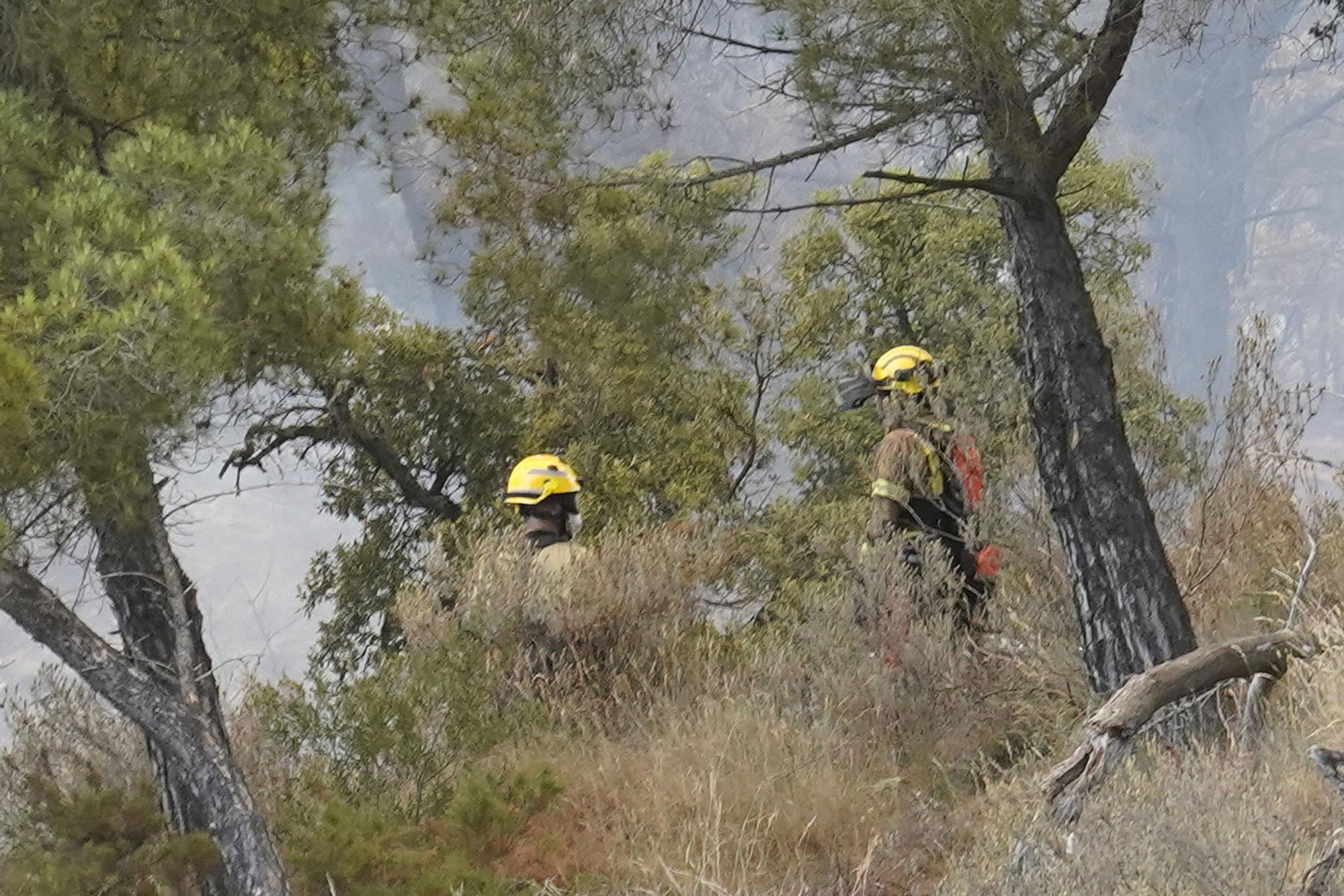 Les imatges de l'incendi de Castell d'Aro