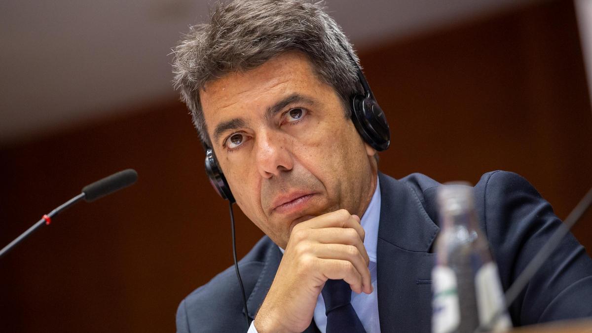 Mazón pide a la UE "acciones firmes" contra los aranceles de Estados Unidos