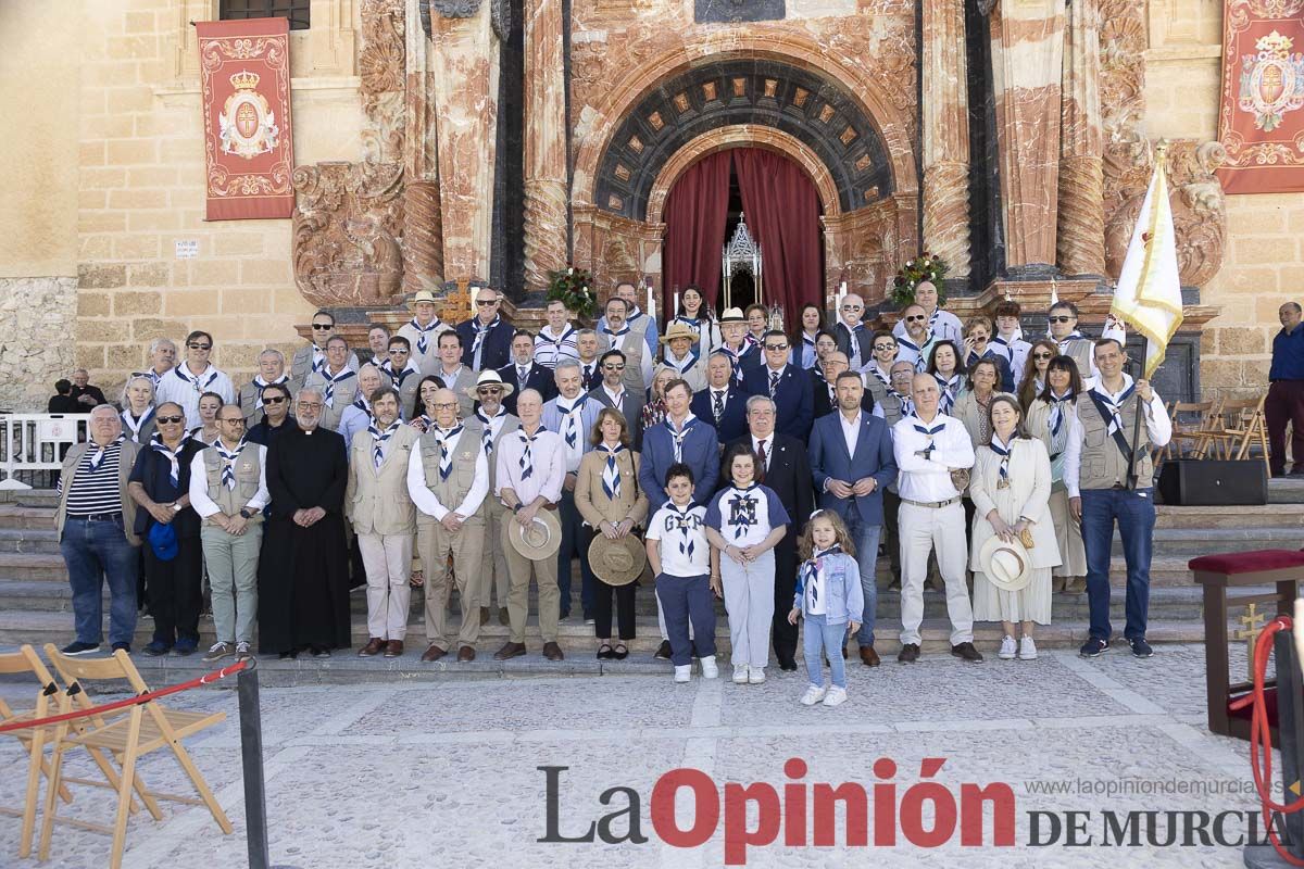 La orden Constantiniana de San Jorge peregrina a Caravaca