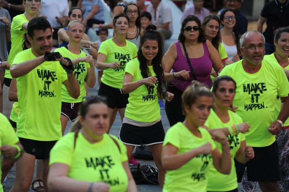 Zumba en la Avenida Libertad