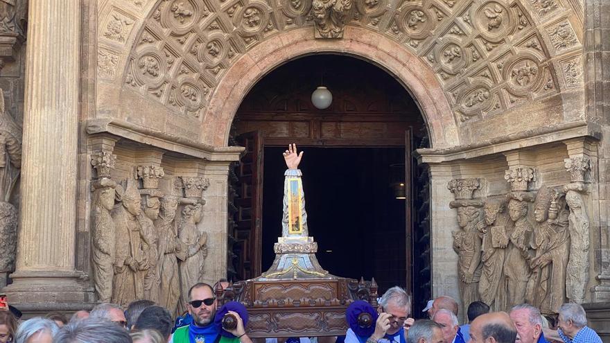 Tarazona honra en procesión a San Atilano tras el apoteósico Cipotegato