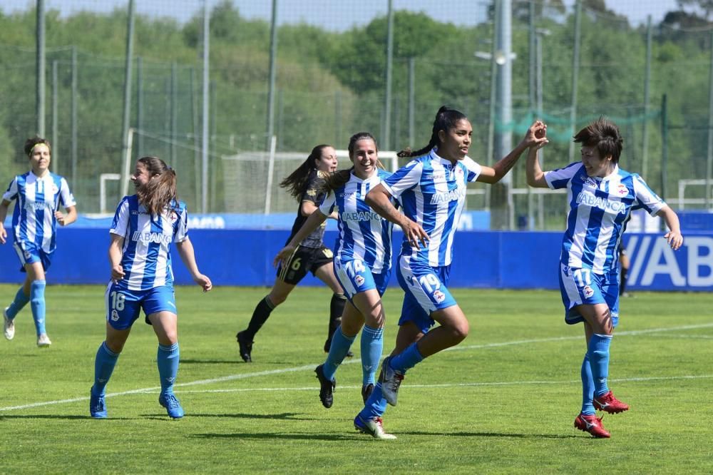 El Dépor Abanca golea 4-1 al Oviedo Moderno