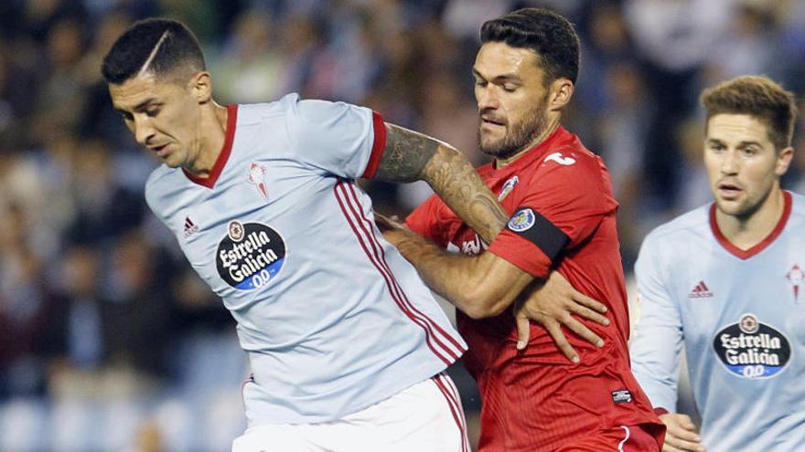 Imagen del partido entre el Celta y el Getafe