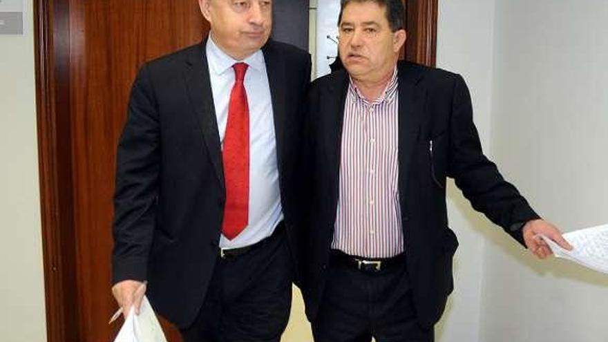 Antón Louro y Miguel Fernández Lores.  // Rafa Vázquez