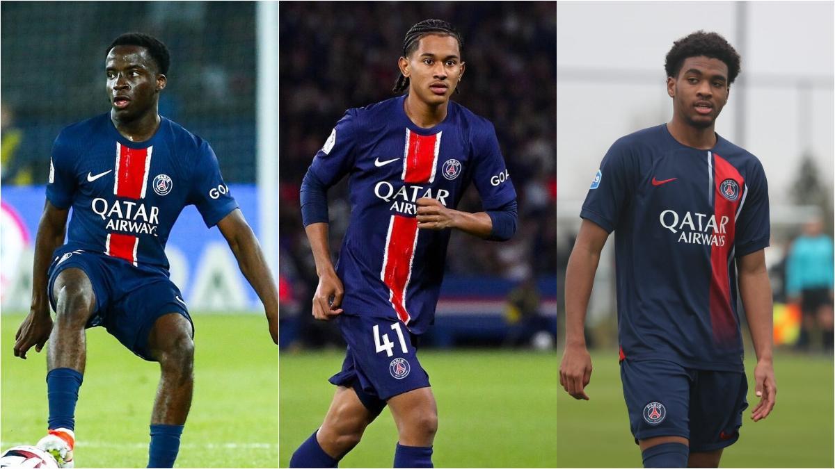 Zague, Mayulu y Mbaye, las tres nuevas joyas del PSG