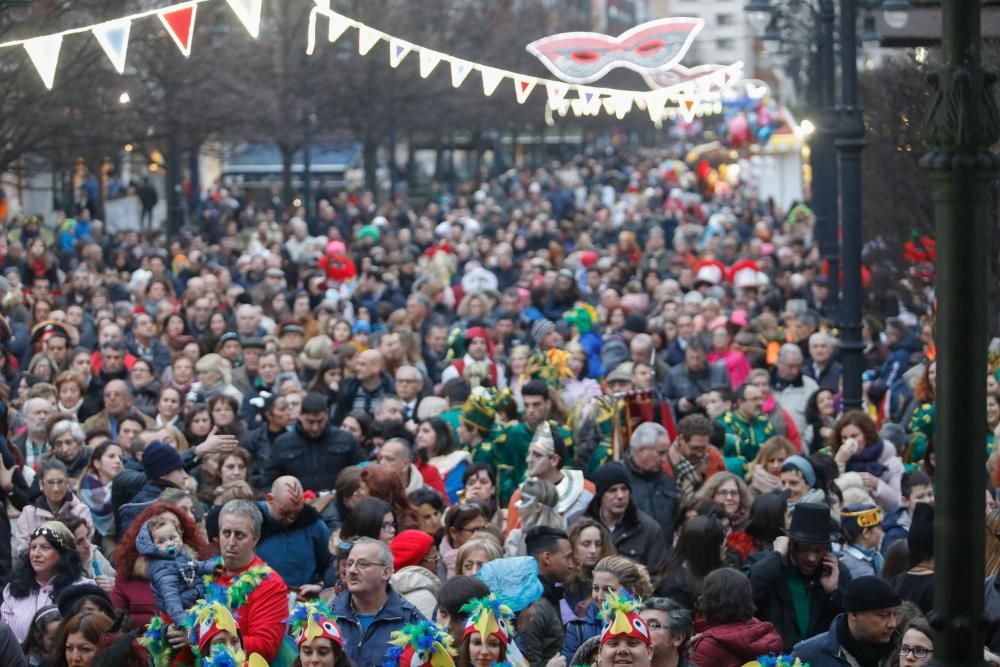 Carnaval en Gijón 2018: entrega de premios a los mejores disfraces.