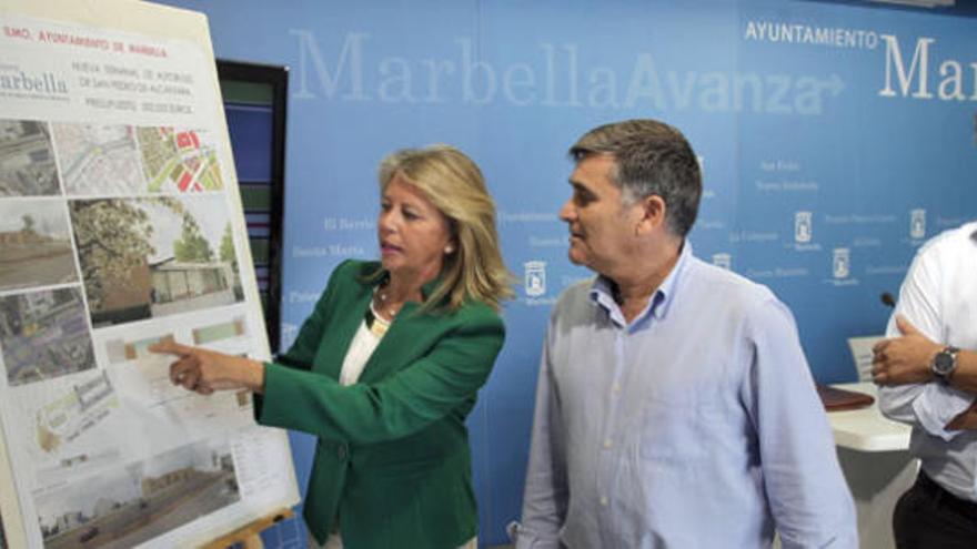 La alcaldesa, durante la presentación del proyecto.