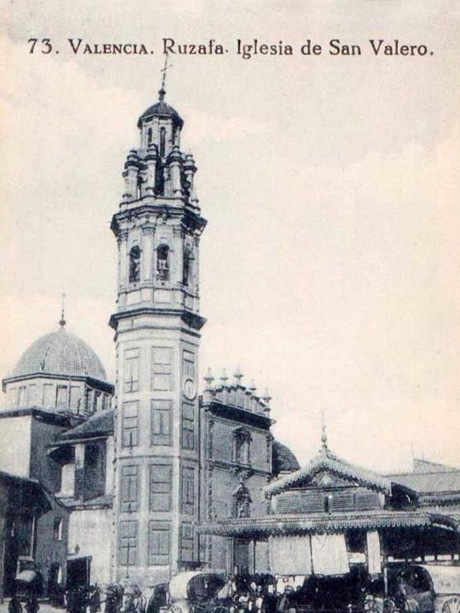 Iglesia de san Valero en Russafa, con su torre octogonal