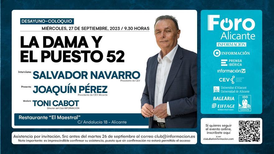 Foro Alicante con Salvador Navarro, presidente de CEV