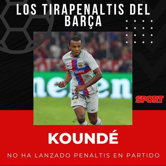 Jules Koundé: No ha lanzado penaltis durante un partido