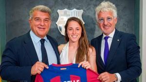 Así ha sido la firma de contrato de Ona Batlle con el FC Barcelona