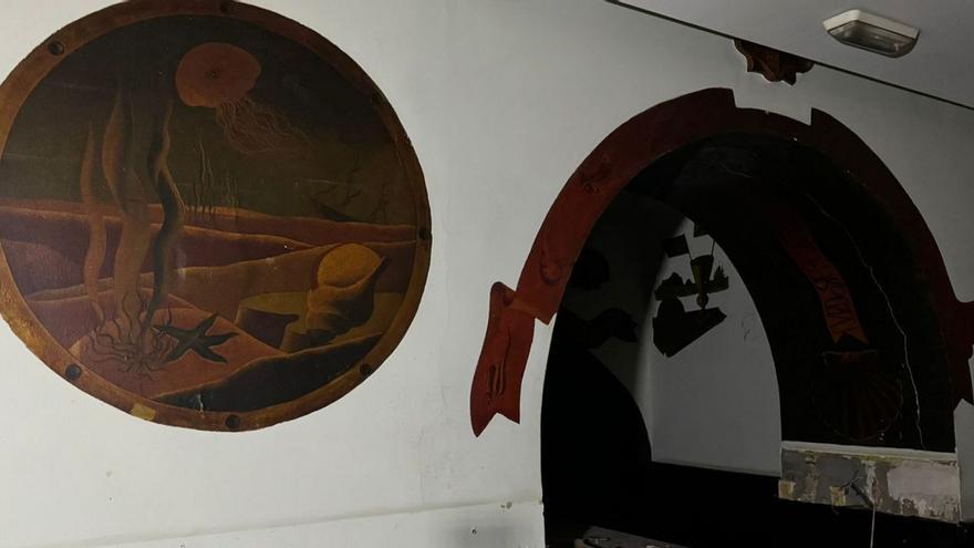 Frescos de Lugrís, el pasado mes de diciembre. | Cedida por O Mural