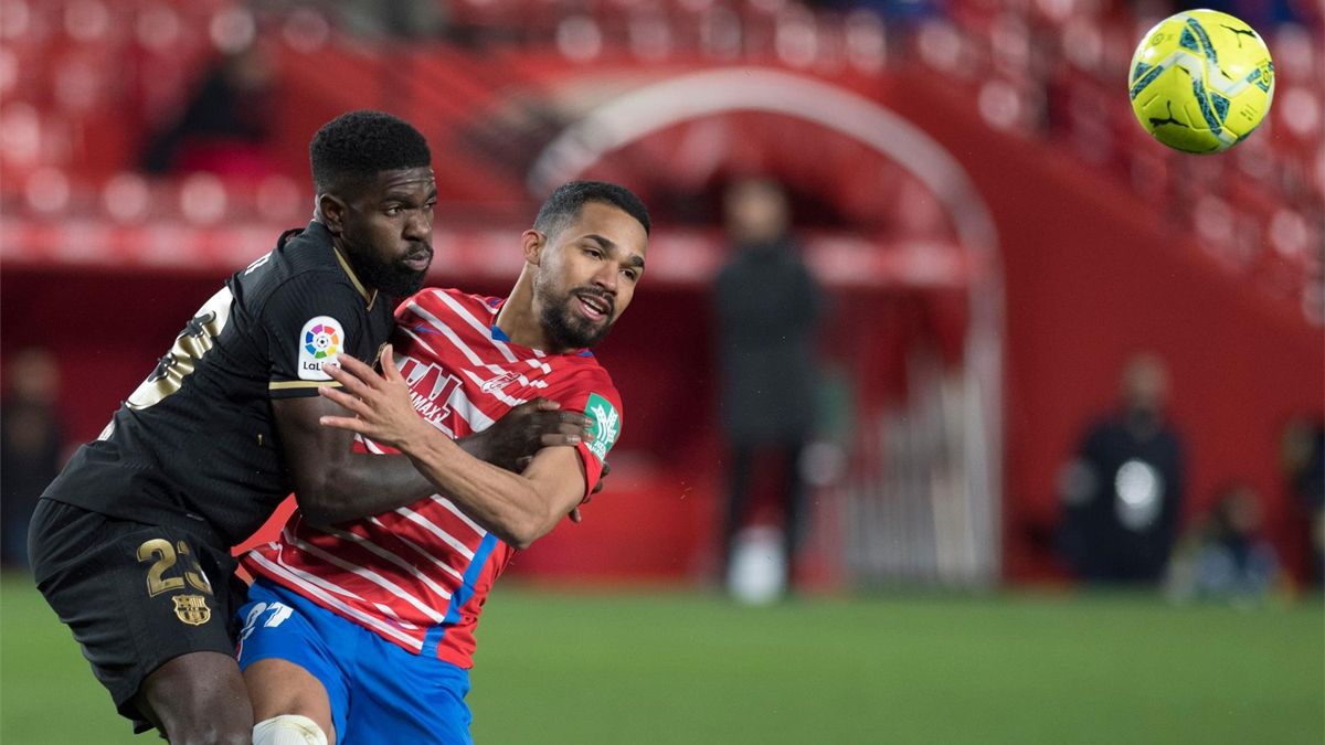 Umtiti se reivindicó con una buena actuación en Granada