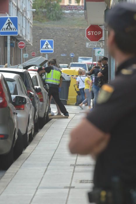 15-10-2018 LAS PALMAS DE GRAN CANARIA. Crimen en la calle Italia. Fotógrafo: ANDRES CRUZ