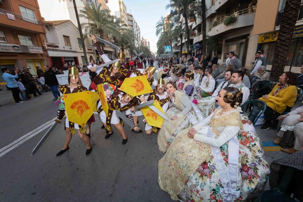 Cabalgata de disfraces de las Fallas de Gandia