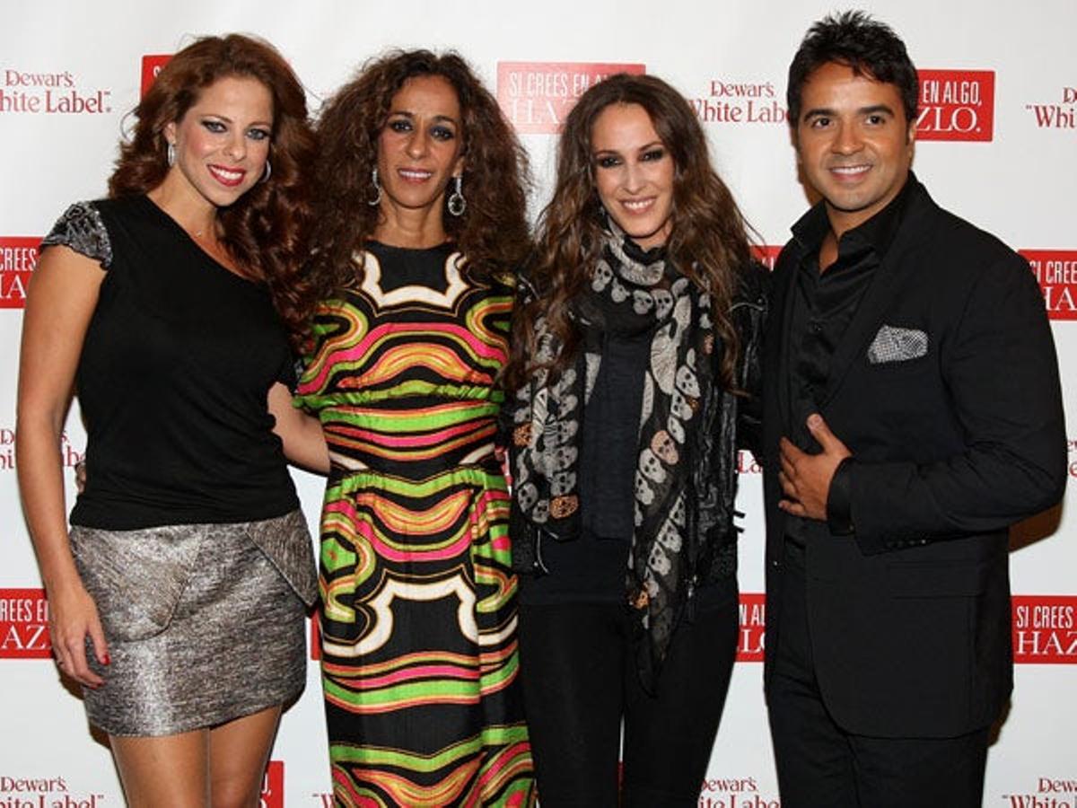 Pastora Soler, Rosario Flores, Malu y Luis Fonsi