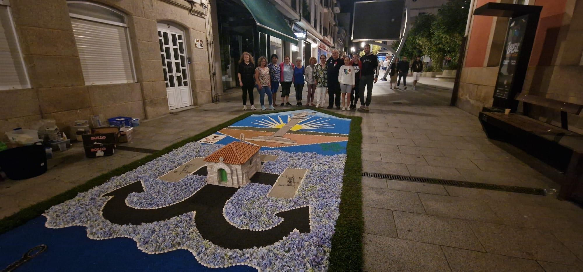 La fiesta de las alfombras florales del Corpus en Bueu (II)