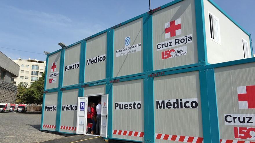 El Hospital del Carnaval de Santa Cruz de Tenerife asiste a 81 personas durante el primer baile