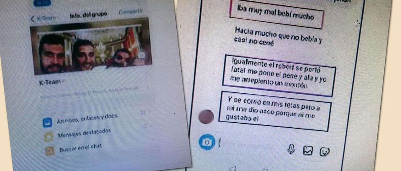 La manada de Castelldefels admiraba a la de Pamplona en su chat