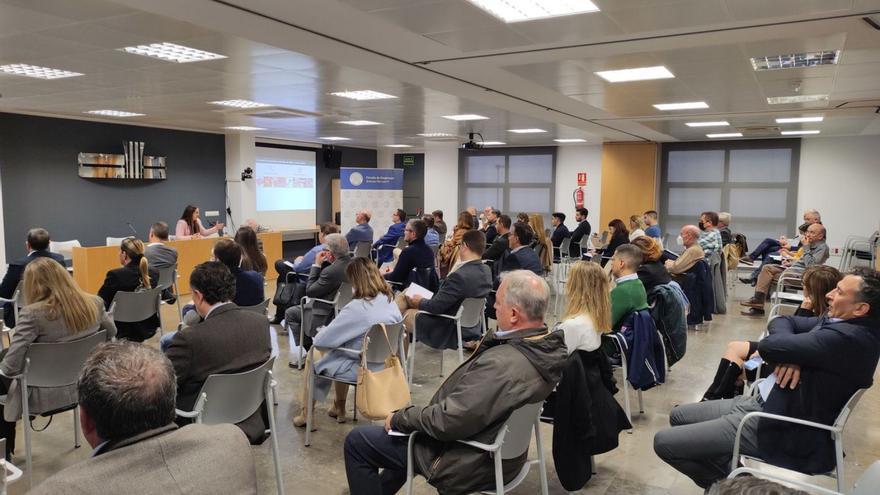 Asistentes al encuentro organizado por el Círculo de Empresas del Ateneo Mercantil. | LEVANTE-EMV