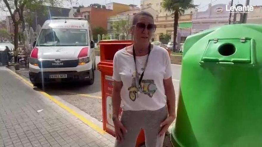 fallecido en Burjassot: "Me he asomado, lo he visto en el suelo y me he asustado"