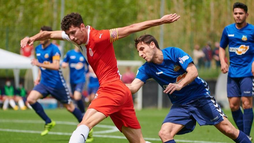 El Girona B supera el Vilafranca amb un gol de Priego