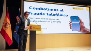 El ministro para la Transformación digital y de la Función Pública, Óscar López, en la presentación del plan