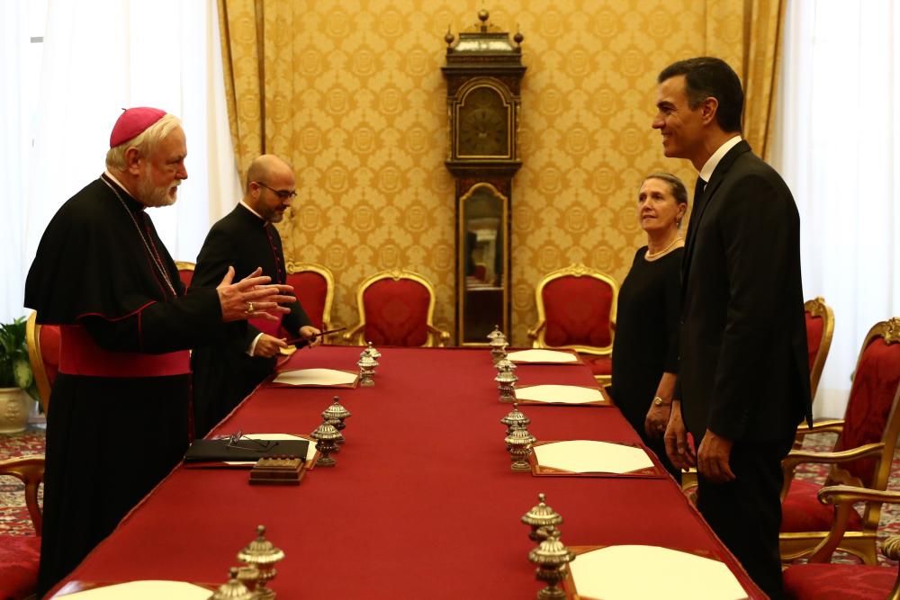 Visita de Pedro Sánchez al Vaticano