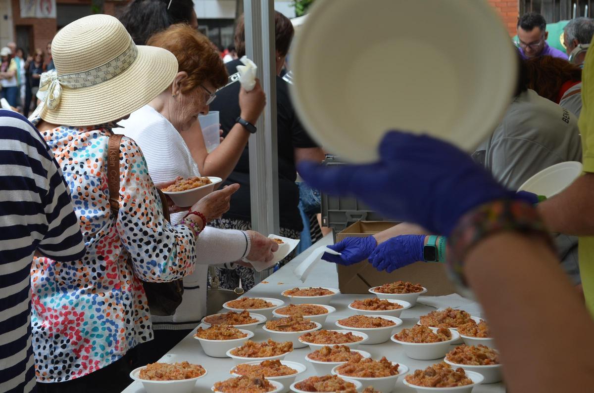 Comida popular de las Fiestas del Toro.