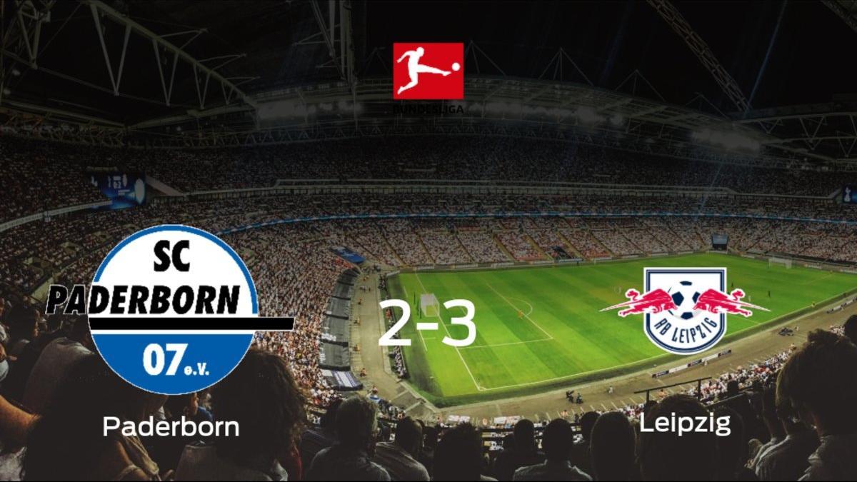 El RB Leipzig se lleva la victoria después de vencer 2-3 al Paderborn