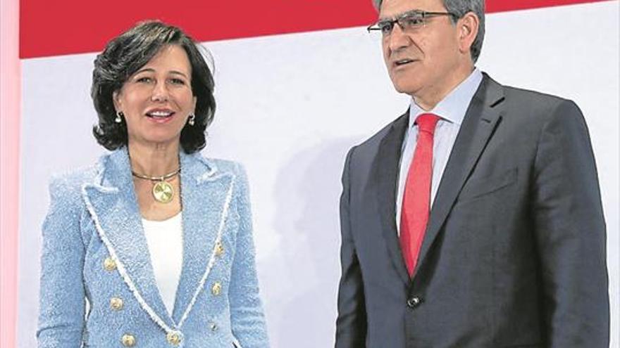 El Banco Santander gana el 7% más gracias a Brasil y España