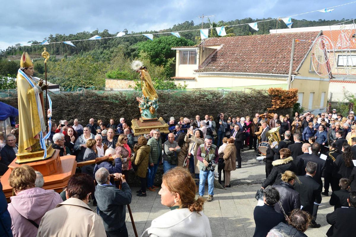 Las imágenes en la zona del Cruceiro.