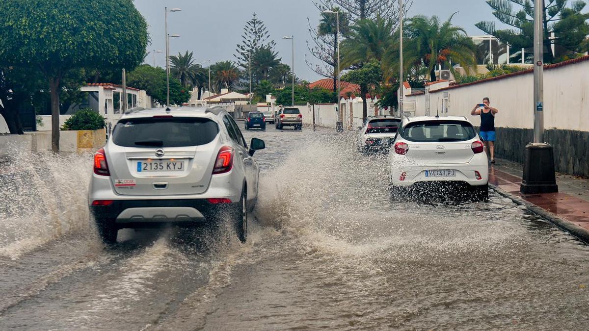 El paso de Hermine por el sur grancanario este domingo