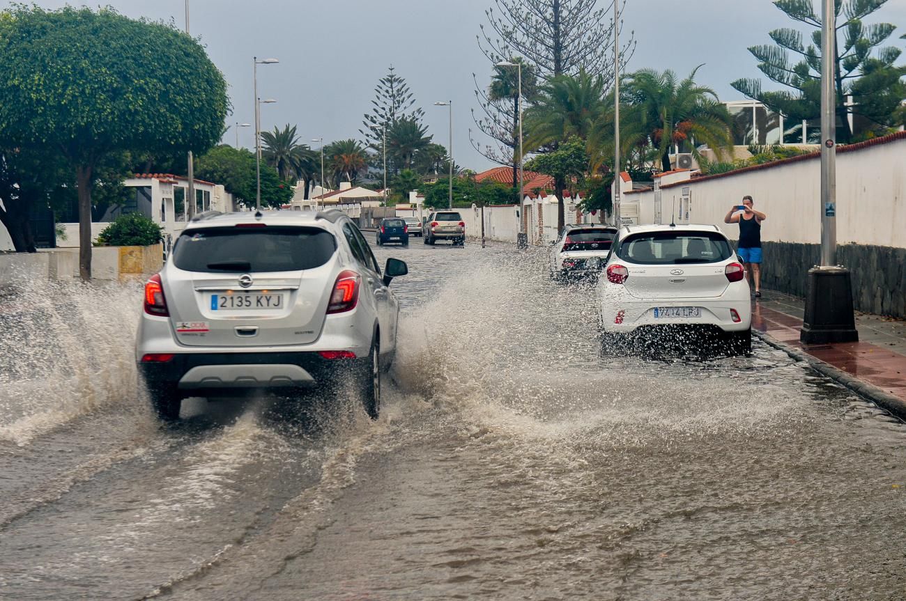 El paso de Hermine por el sur grancanario este domingo