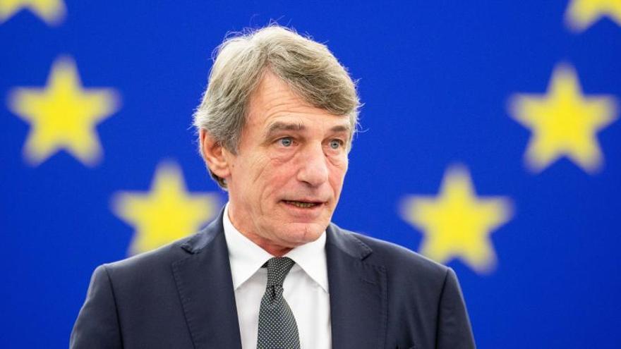 Una imagen del presidente del Parlamento Europeo.