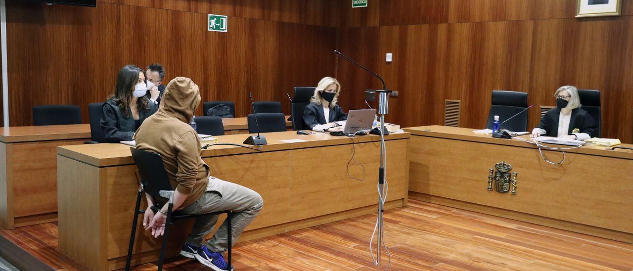 Rubén Calvo Ropero, en el banquillo de los acusados.
