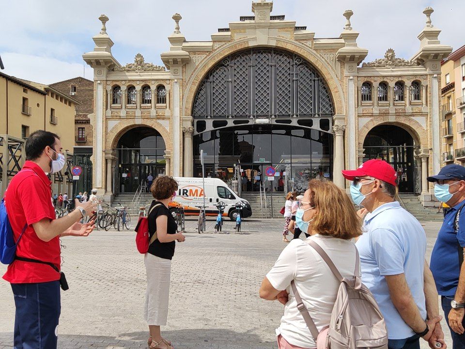 Diferentes enclaves de la ruta por el Casco Histórico de Zaragoza