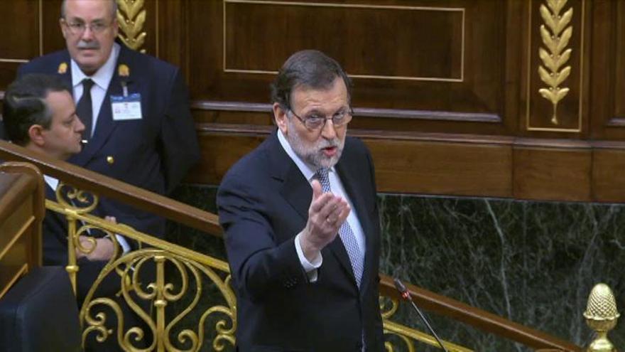 Rajoy a Rivera: “No me obligue a mí a votar al señor Sánchez"