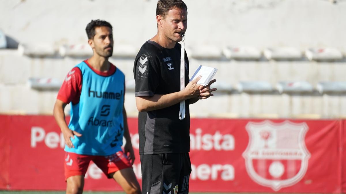 Mario Simón, durante un entrenamiento.